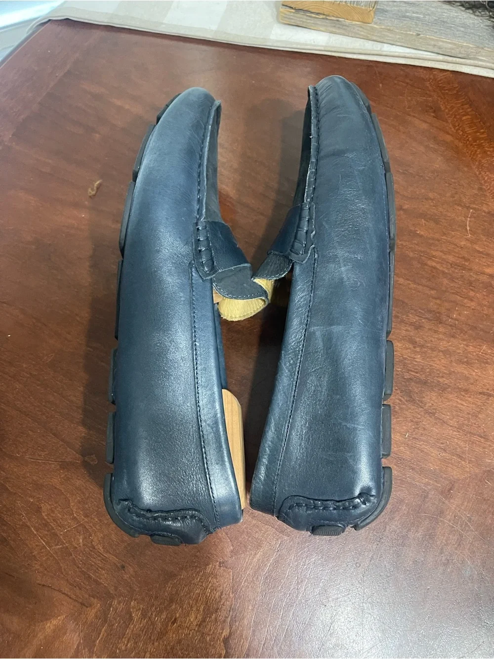 Mercanti Fiorentini Navy Nubuck Leather Loafer relax
